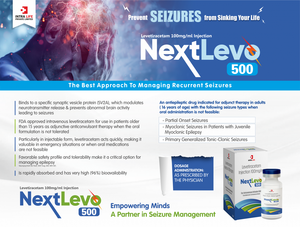 NEXTLEVO-500 INJ | Levetiracetam Injection Supplier